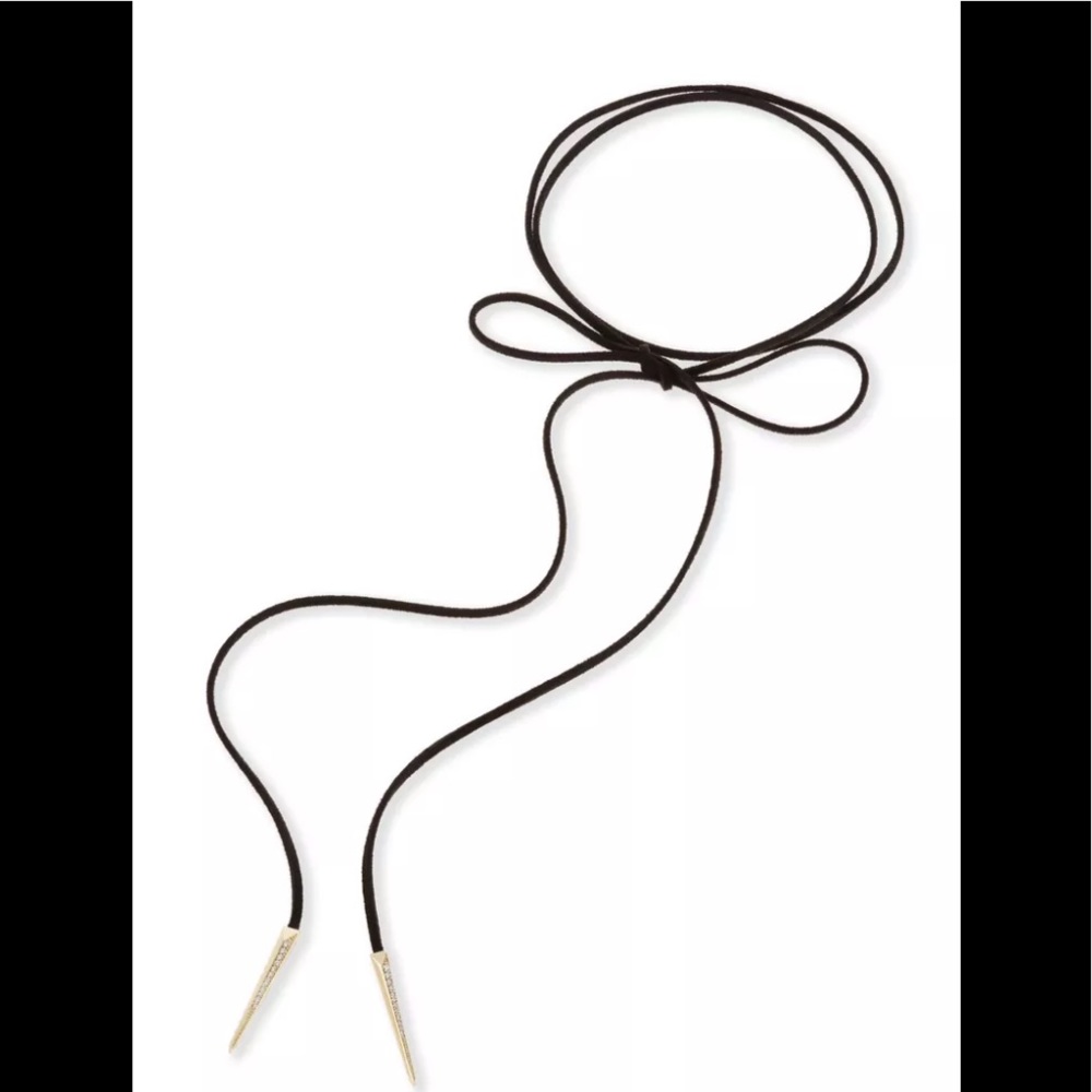 Kendra Scott Pierce Black Choker Bolo Wrap. New!